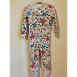 Hanna Andersson Baby Girls Organic Cotton Footless Pajamas 90 CM Floral Print